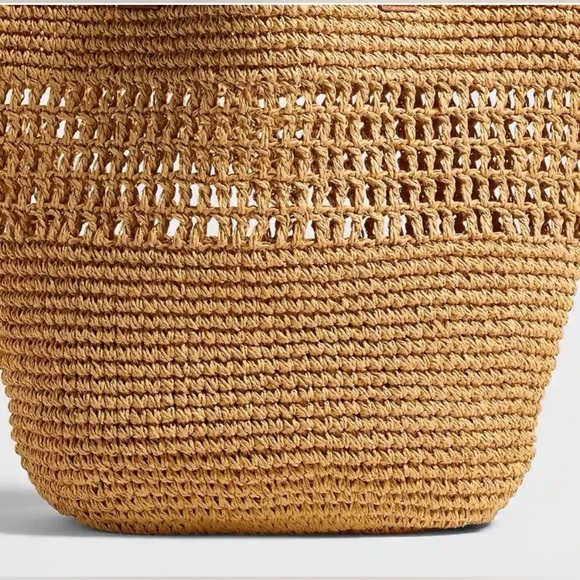 NWT banana republic straw street fair tote - Picture 3 of 4